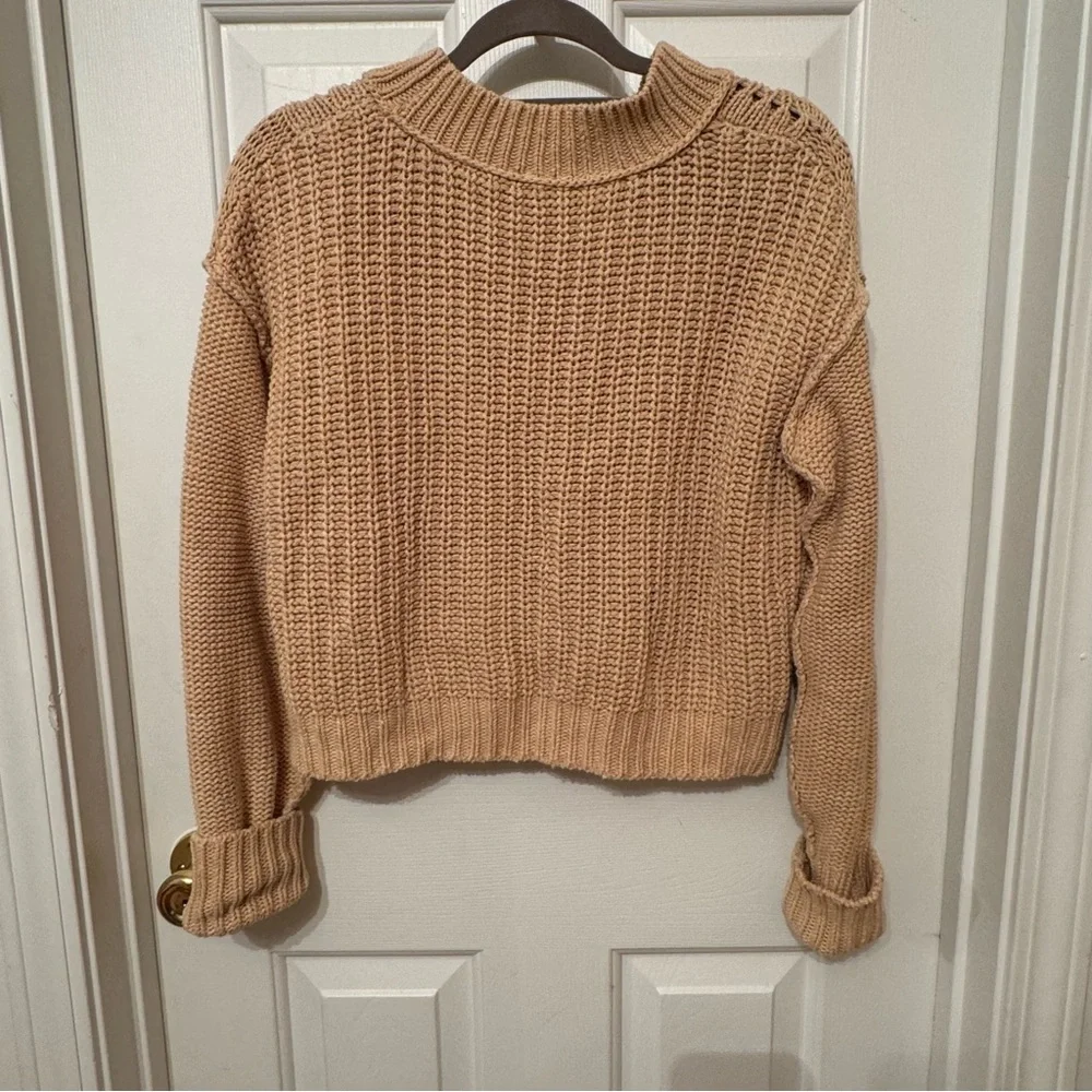 Sandcastle Free People Bell Song Pullover Sweater Sz S